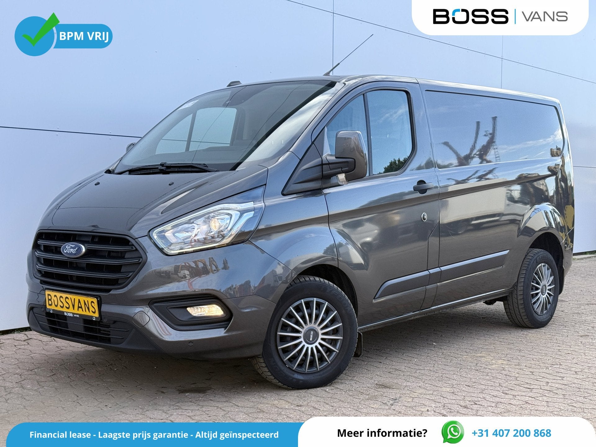 Ford Transit Custom 280 2.0 TDCI 130PK Automaat Cruise Contr, Autos, Argent ou Gris, Achat, Entreprise, 3 places