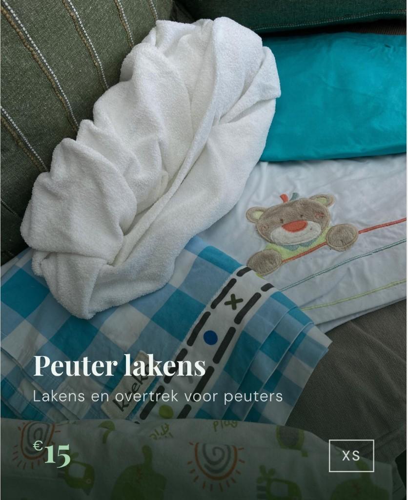 lakens, Ophalen, Gebruikt, Hoeslaken of Sloop, Overige maten