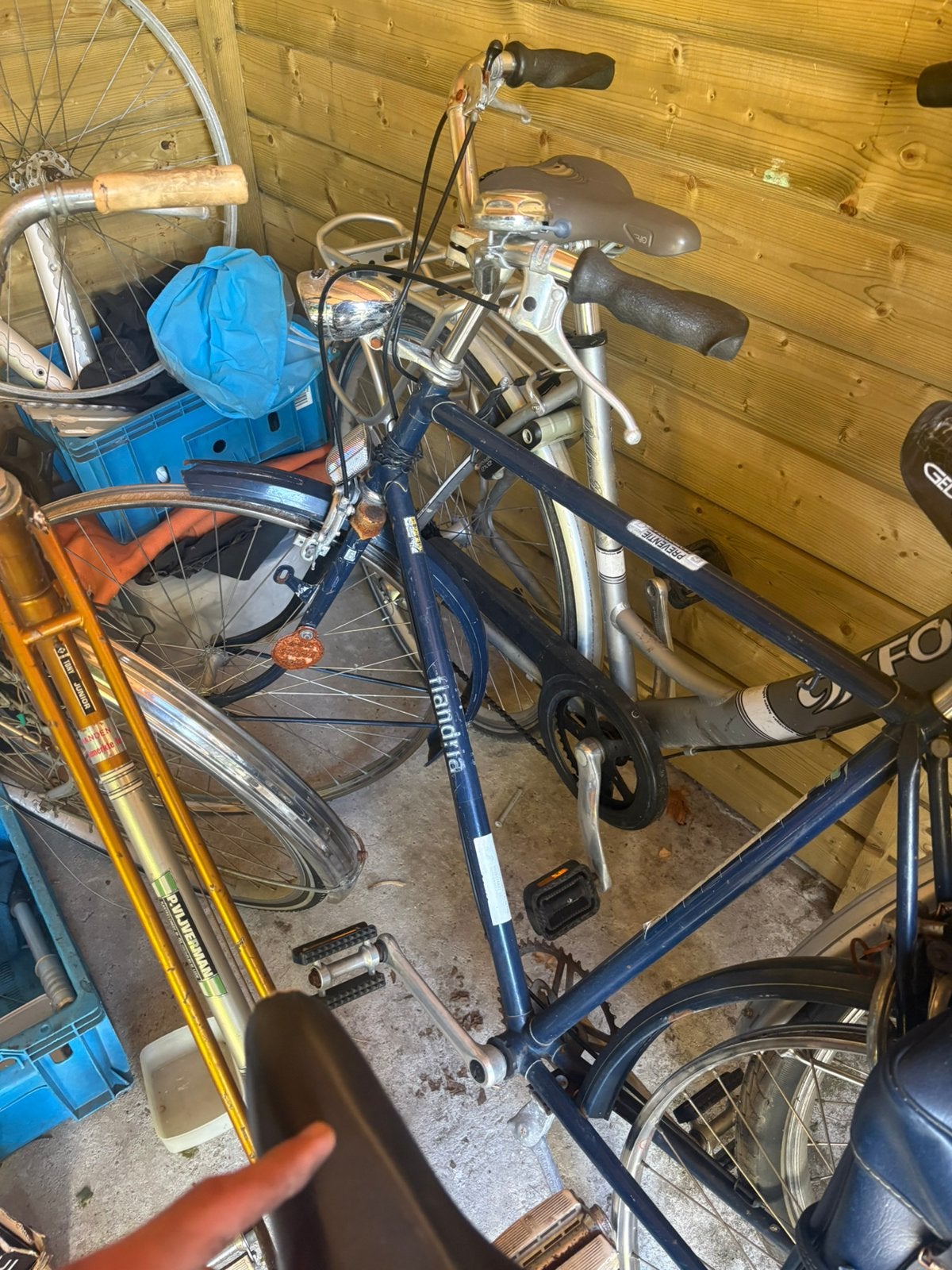 Gratis flandria fiets, Ophalen