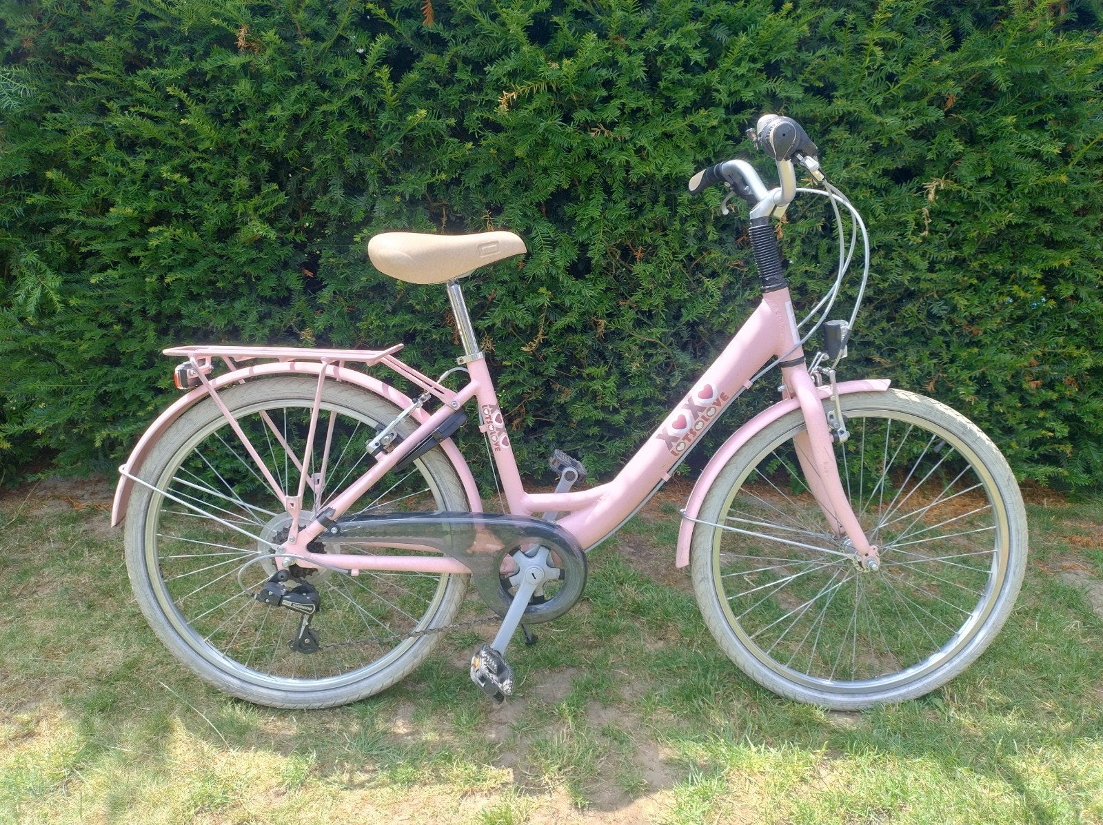 Meisjesfiets 24" Lots of Love, Fietsen en Brommers, Ophalen, Lots of love, Velgrem, Versnellingen