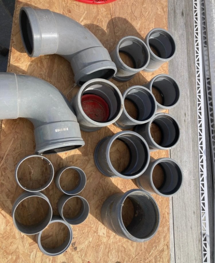 Pvc hulpstukken, Ophalen, Nieuw, PVC