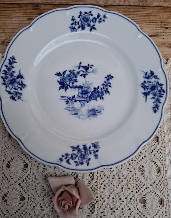 Frans porcelaine d'Arras Caudron / Haviland Limoges bord, Antiek en Kunst, Ophalen of Verzenden