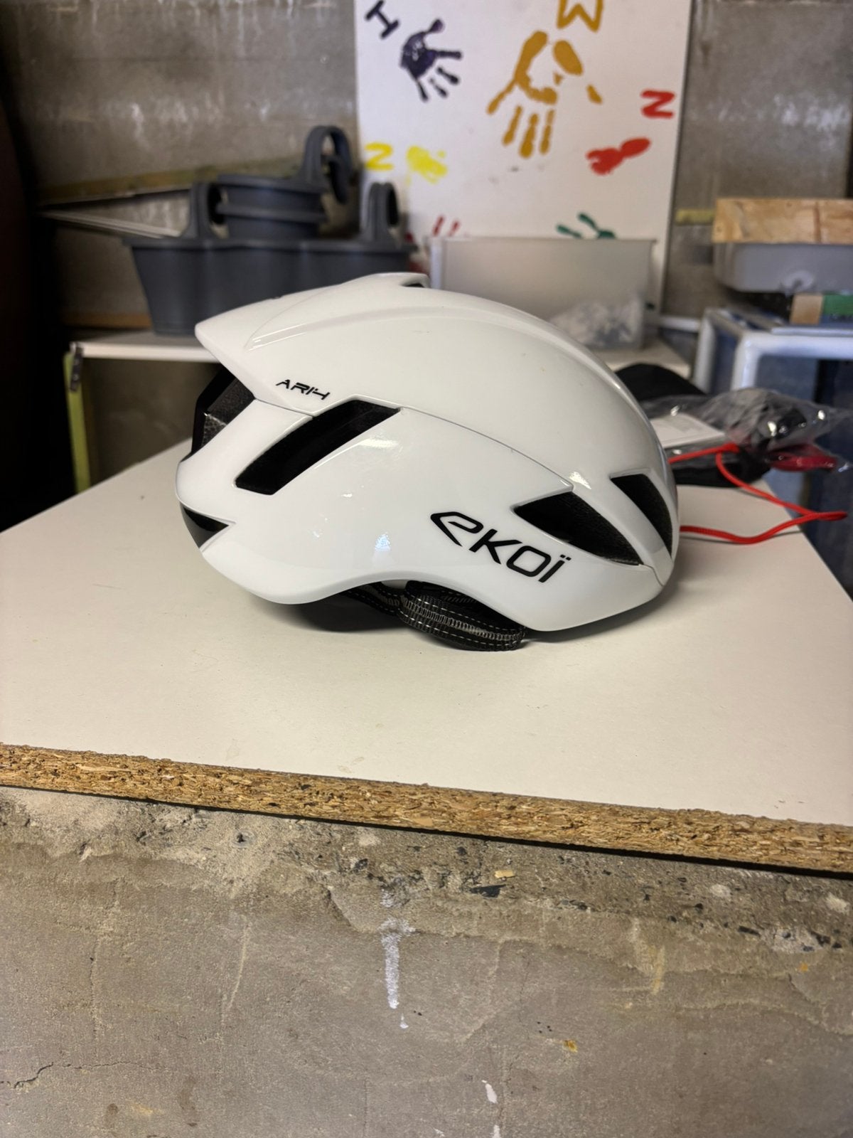 Ekoi earo Helm maat M, Fietsen en Brommers, Ophalen, Zo goed als nieuw, M
