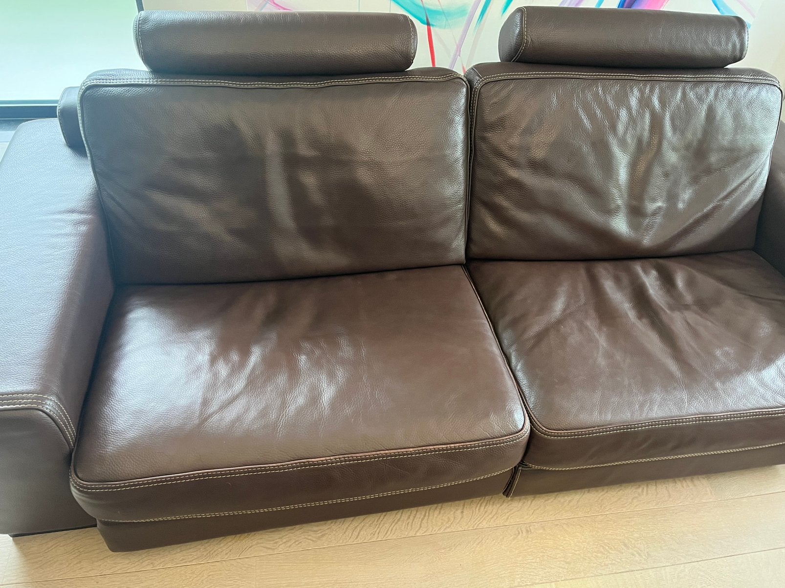 Zetel Roche Bobois, Huis en Inrichting, Zetels | Zetels, Ophalen, Zo goed als nieuw, Rechte bank, 200 tot 250 cm