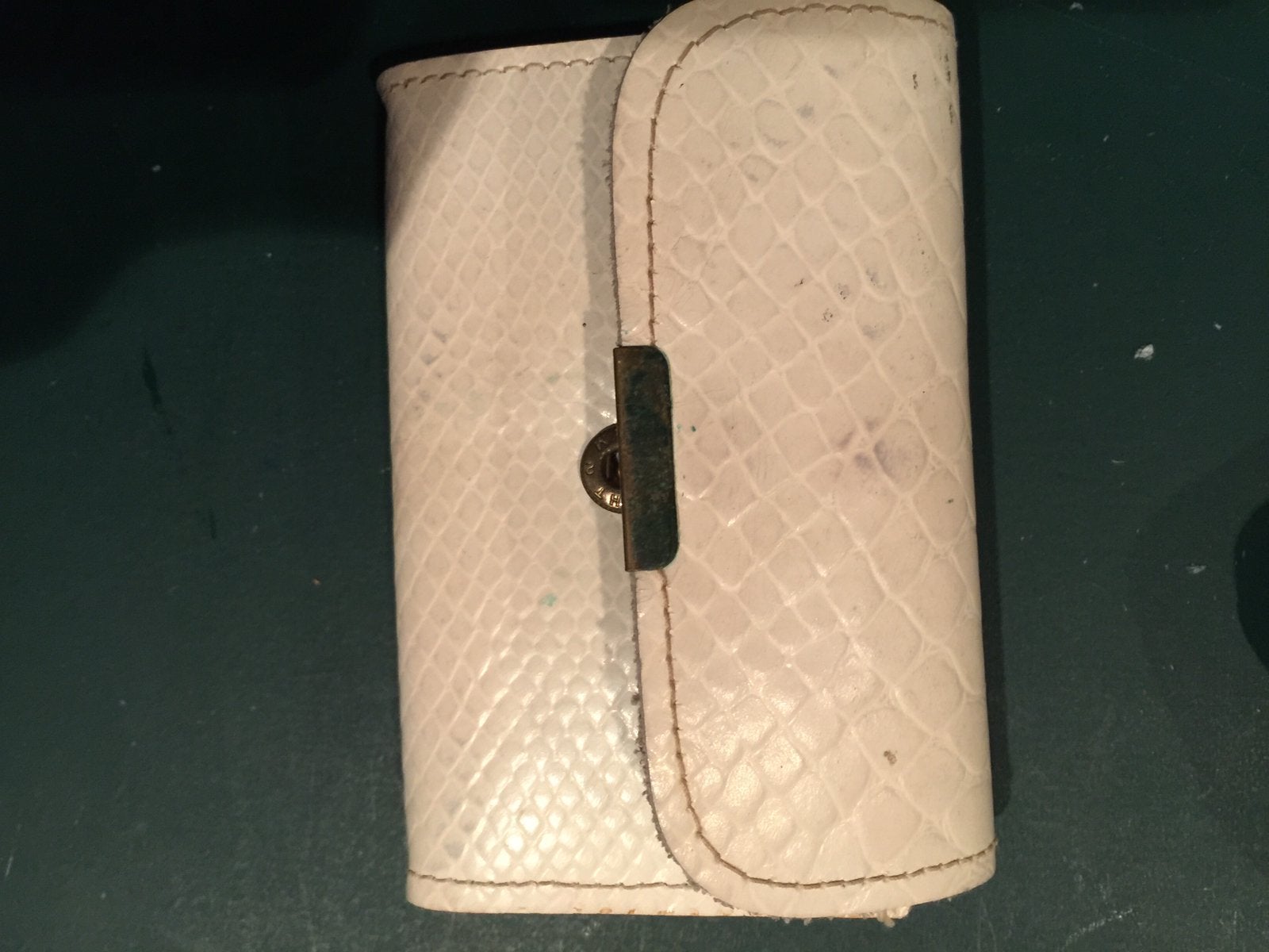 Retro lederen portemonneetje, Handtassen en Accessoires, Ophalen of Verzenden, Zo goed als nieuw