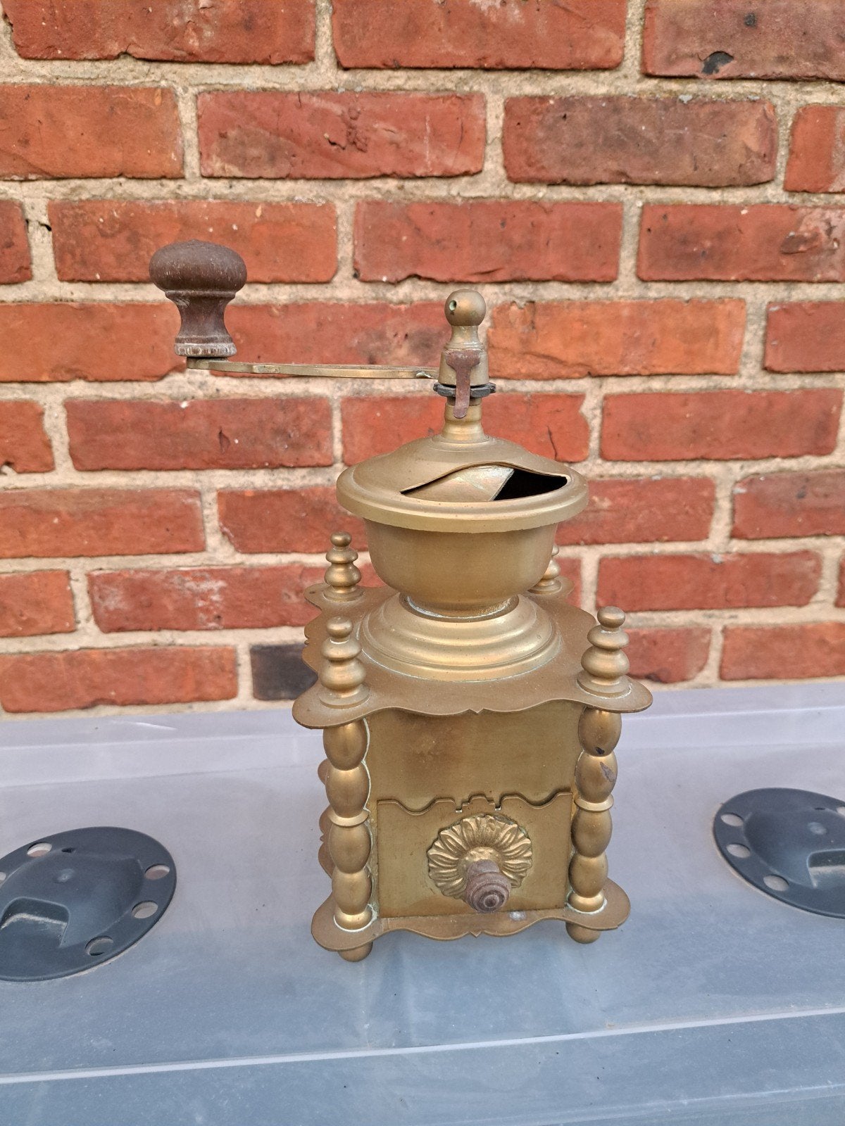 Koperen koffiemolen, Antiek en Kunst, Ophalen