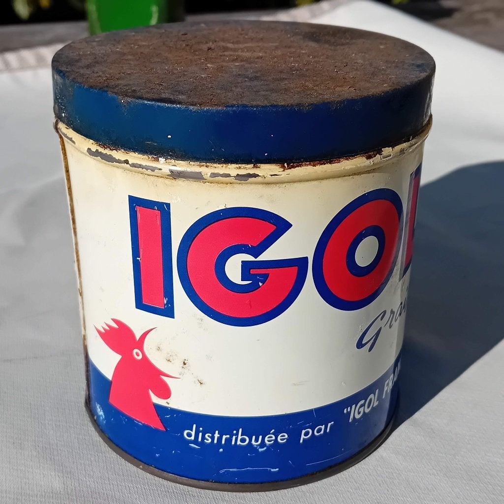 Vintage pot vet IGOL, Ophalen of Verzenden, Gebruikt