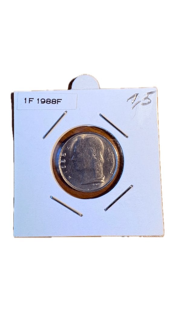 BAUDOUIN I : 1 FRANC 1988F (2), Enlèvement ou Envoi