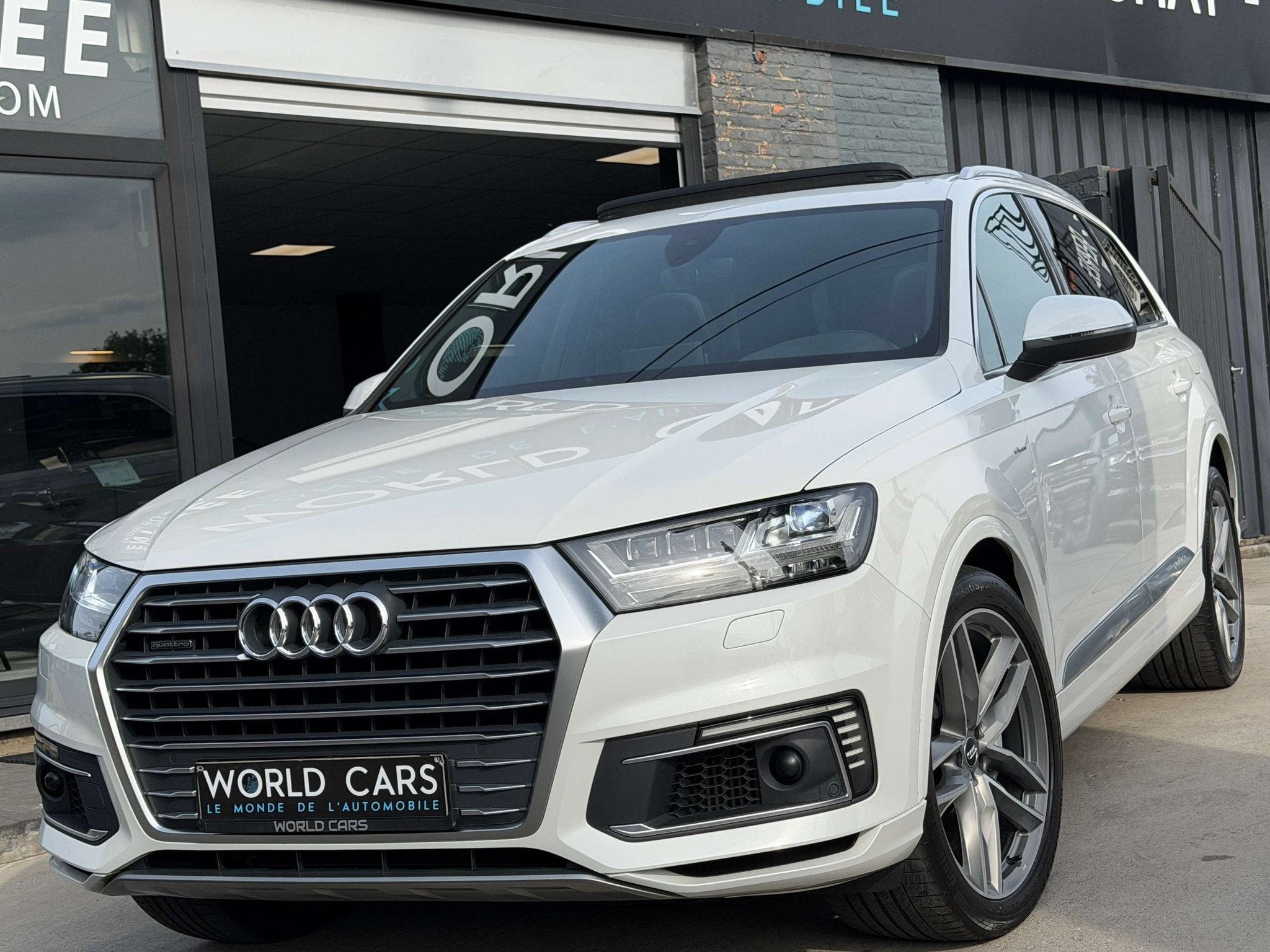 Audi Q7 e-tron Q7 e-tron 3.0 TDi V6 Quattro e-tron Tiptronic, Autos, Cuir, Achat, Euro 6, Entreprise