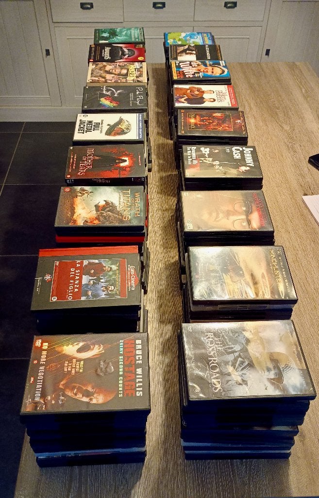 Partij van +- 375 DVD's in één koop, Cd's en Dvd's, Ophalen, Zo goed als nieuw