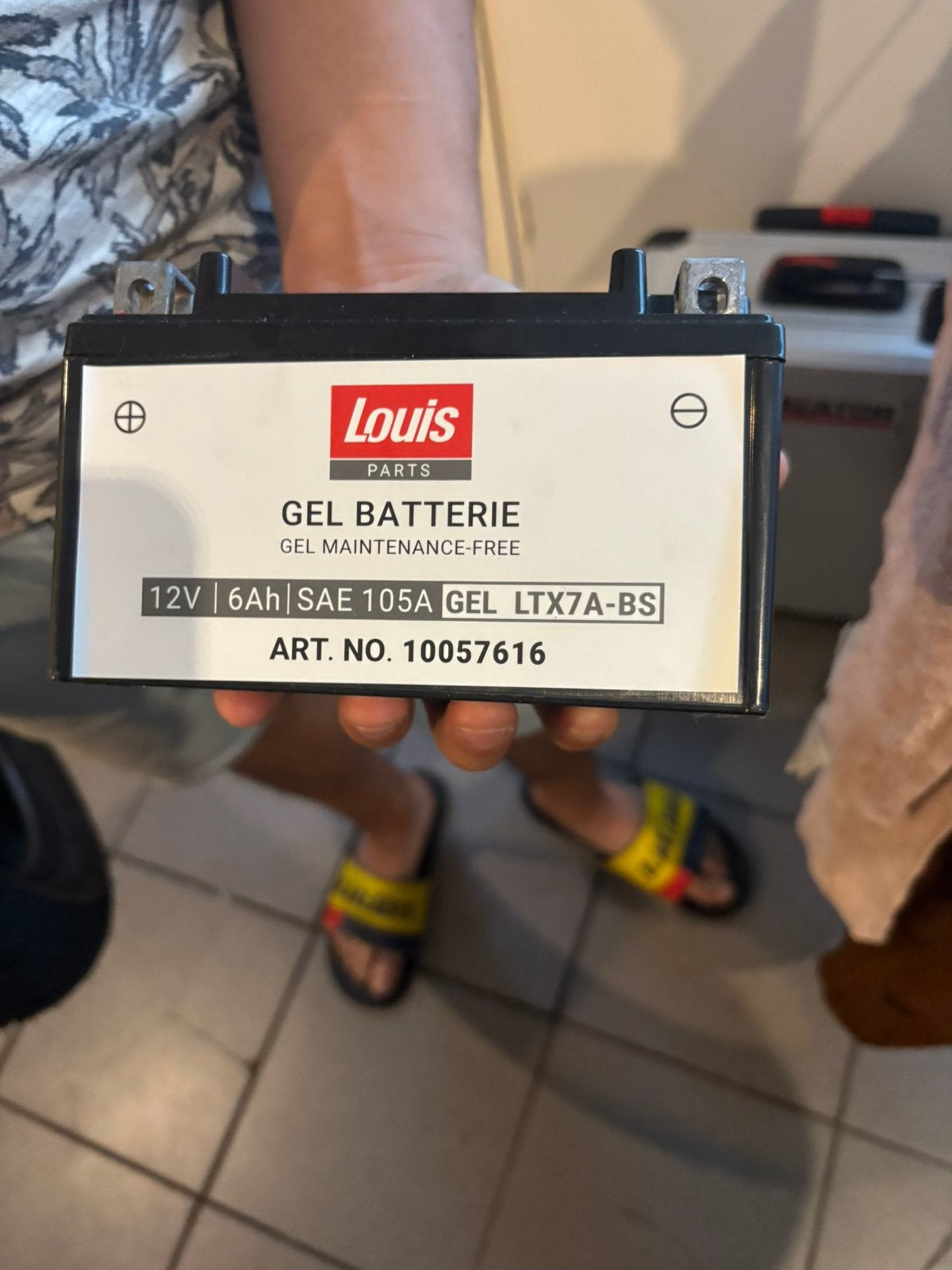 Batterie gel moto 12V 6Ah Louis Parts – Neuve, Autos : Pièces & Accessoires, Neuf