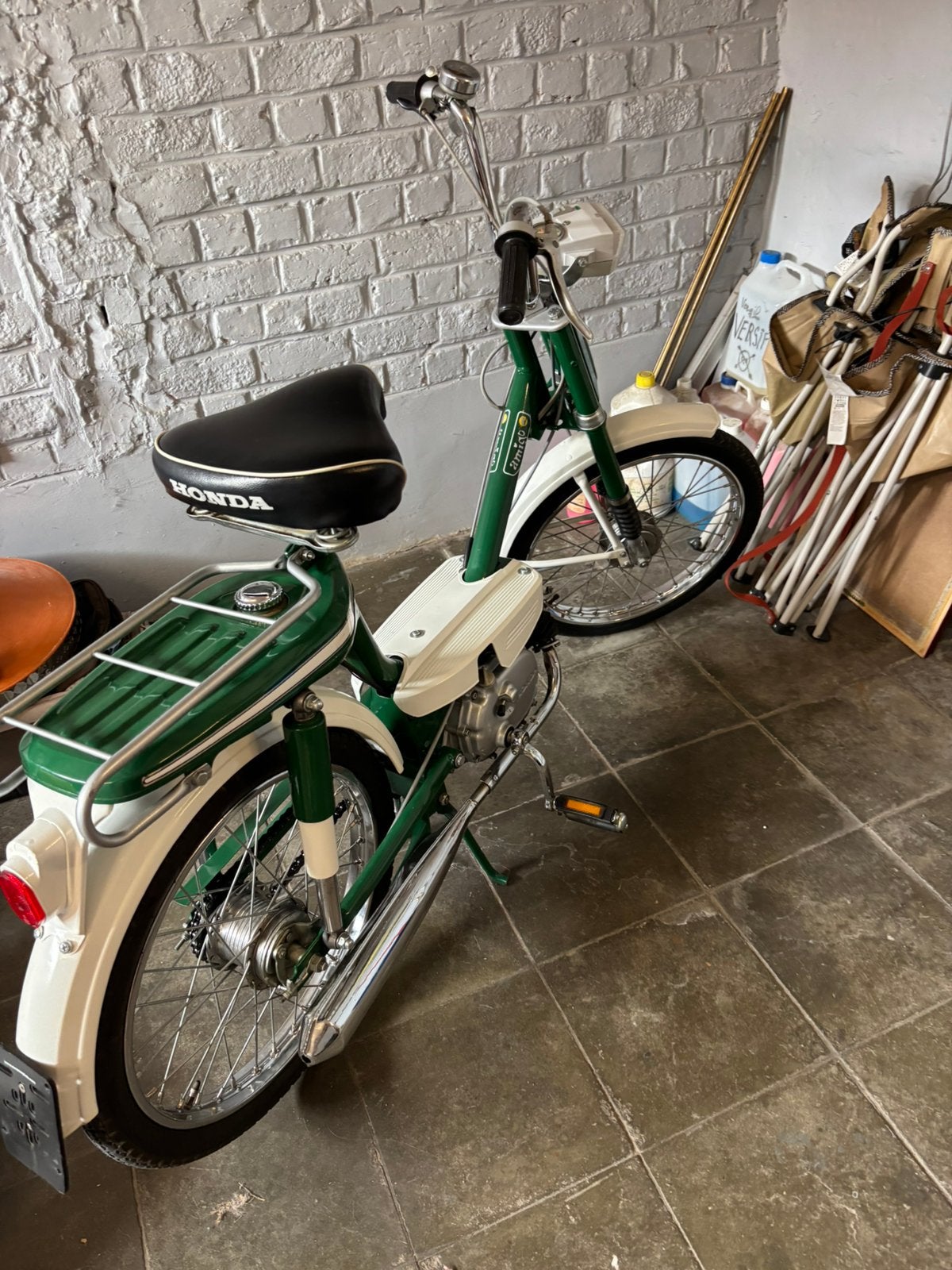 Honda amigo voledig gerestaureerd, Fietsen en Brommers, Brommers | Oldtimers, Ophalen