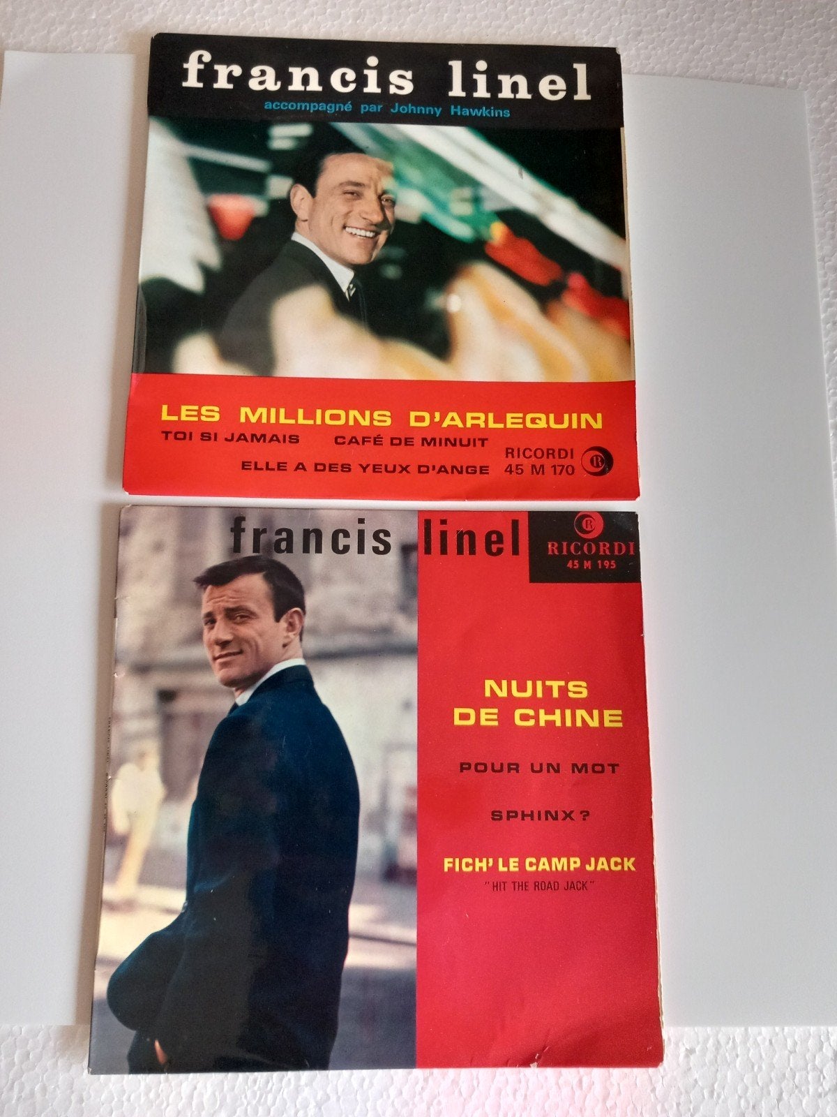 FRANCIS LINEL. OLDIES 60s.. 2 X EP 45T, EP, Ophalen of Verzenden, EP