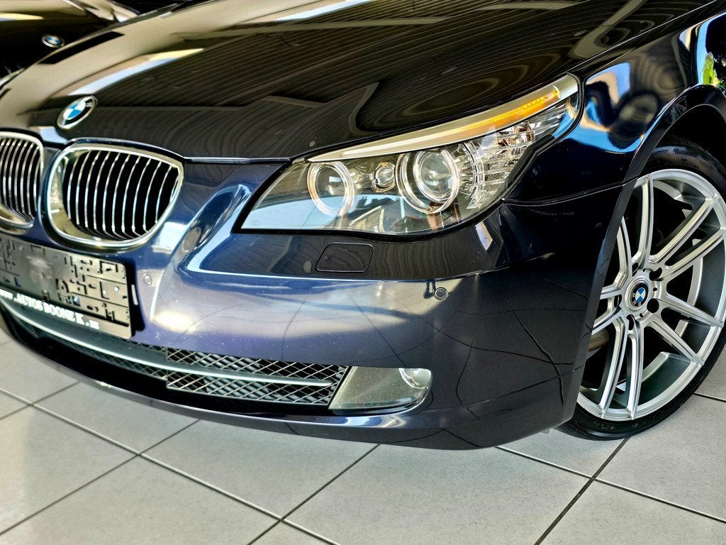 BMW 520 Edition / Memory seats / Leder / Xenon / Navi, Achterwielaandrijving, 4 cilinders, Blauw, Bedrijf