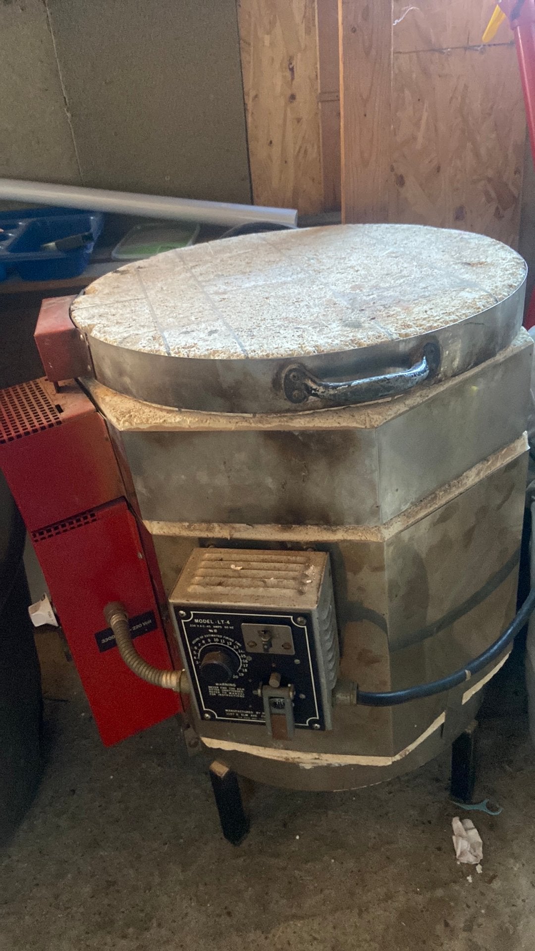 Keramiek oven kapot maar nog prima voor raku, Ophalen, Gebruikt