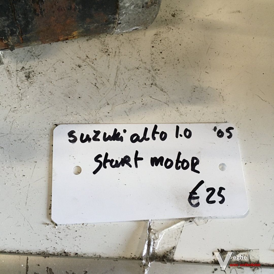 Suzuki Alto 2005 1.0 Benzine 5 drs  Startmotor, -, Utilisé, -, -