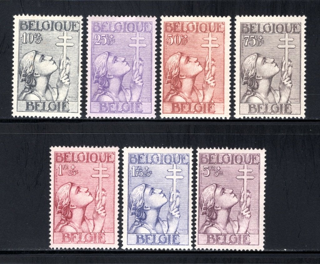 377/383 MNH 1933 - Kruis van Lotharingen COB 1020 €, Postzegels en Munten, Verzenden, Postfris, Postfris