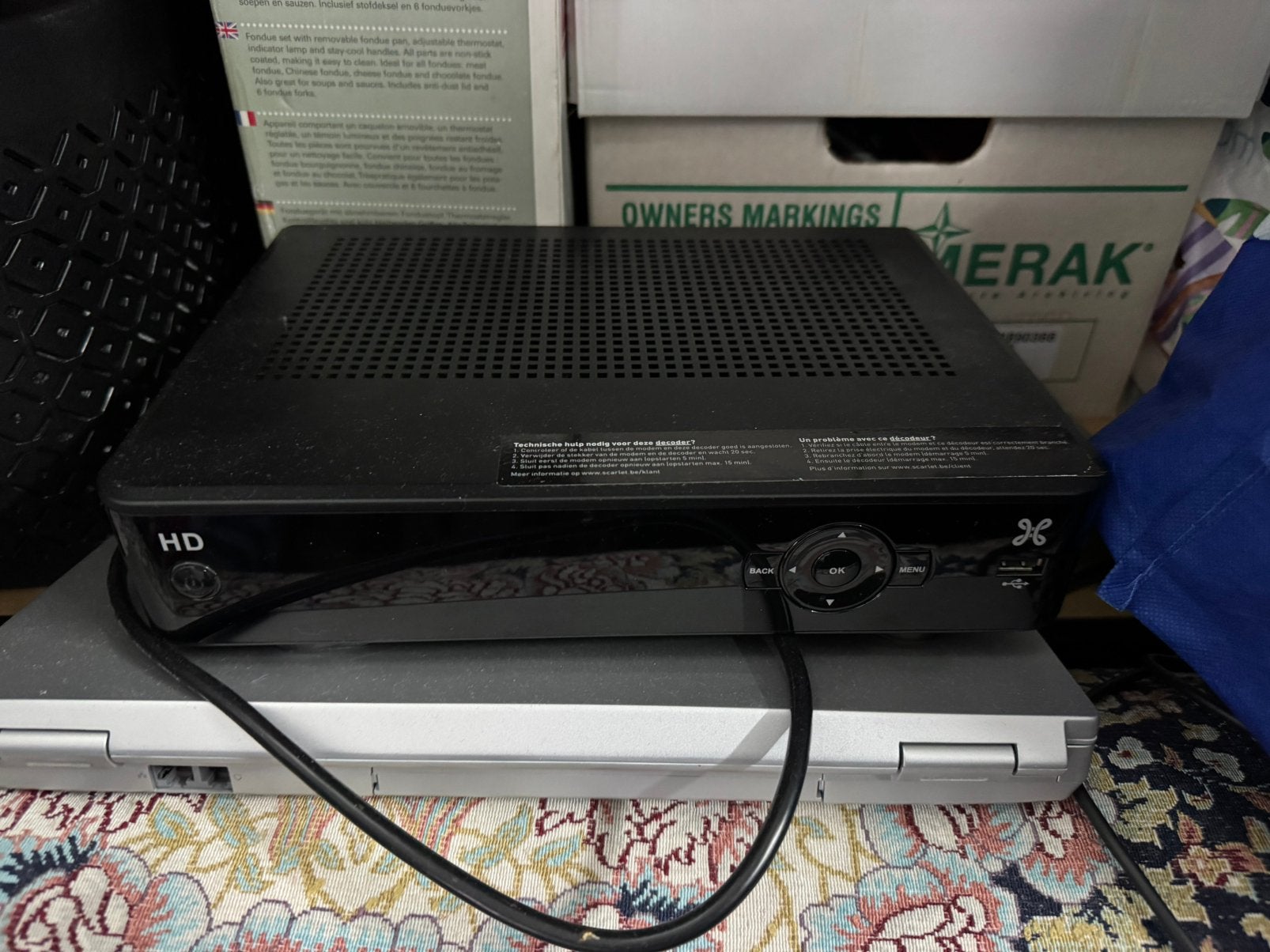 Proximus decoder, Audio, Tv en Foto, Ophalen of Verzenden, Zo goed als nieuw, Decoder