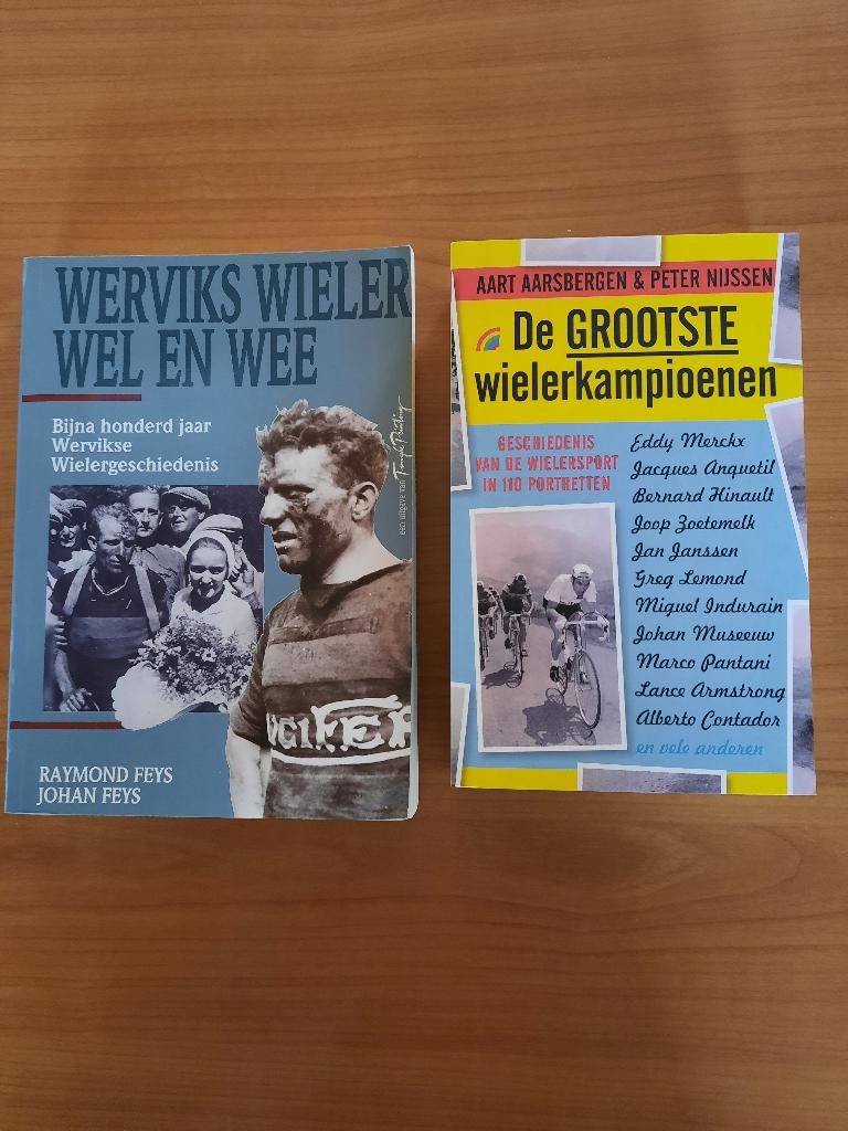 24 wielerboeken(zie bijgev.12 scans):lot à 50 euro, Enlèvement ou Envoi, Comme neuf