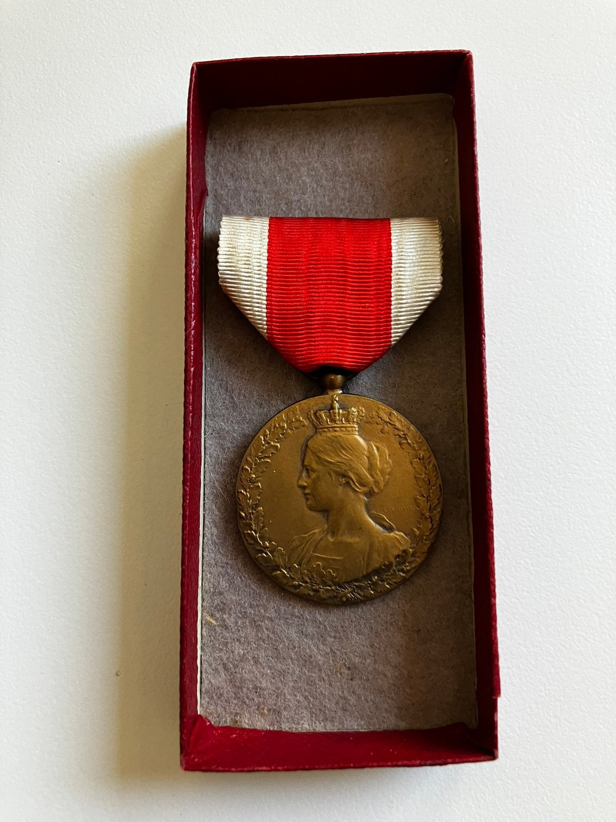 Herinneringsmedaille 1914-1918, Ophalen, Brons