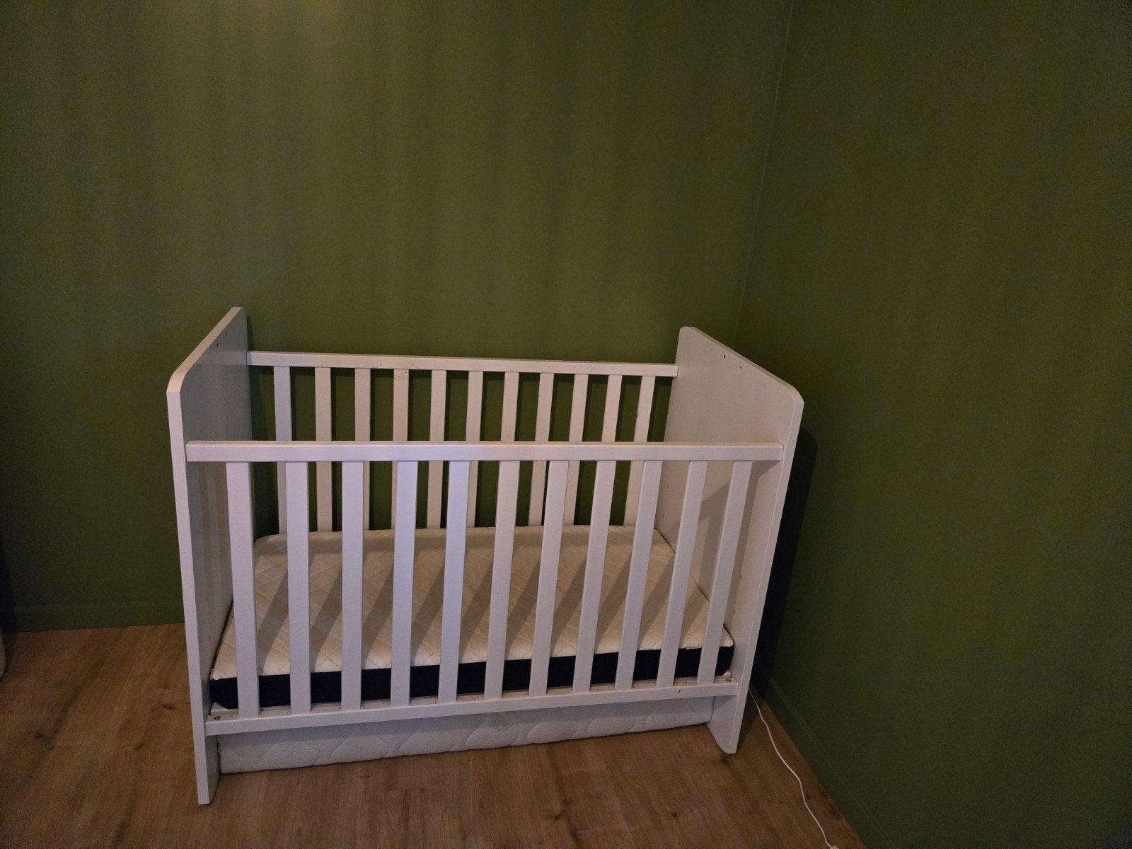 Babybed met bamboo matras, Ophalen, Gebruikt, Ledikant
