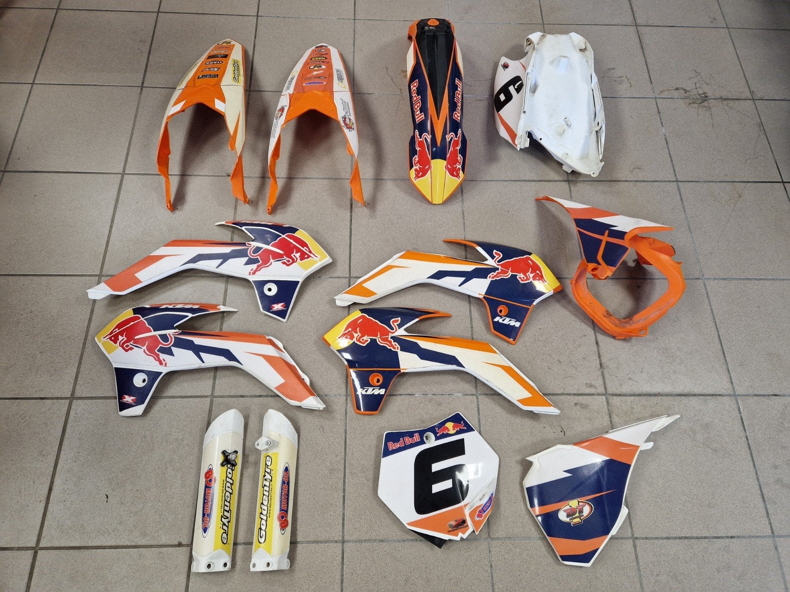 Ktm plastic Red bull 85 sx 2013-2017, Motoren, Ophalen of Verzenden, Gebruikt