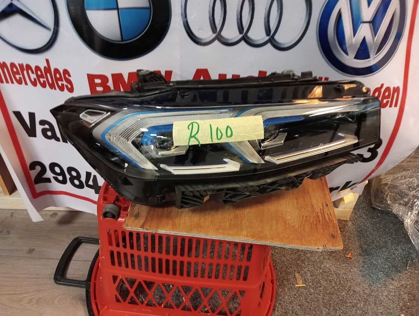 KOPLAMP RECHTS BMW 3 G20 G21 LCI LASER VOLL LED 9450802-03, -, Utilisé, -, Enlèvement ou Envoi