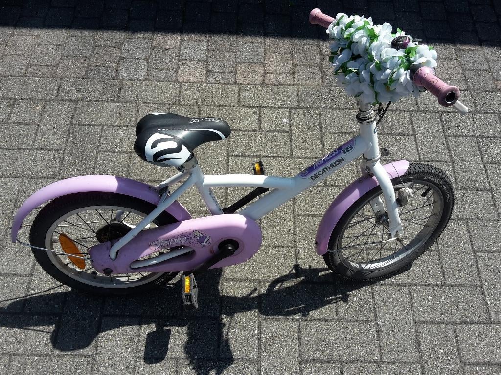 Kinderfiets B’Twin, 16 inch, alles in prima staat, Fietsen en Brommers, Ophalen, Gebruikt, 16 tot 20 inch, Betwin