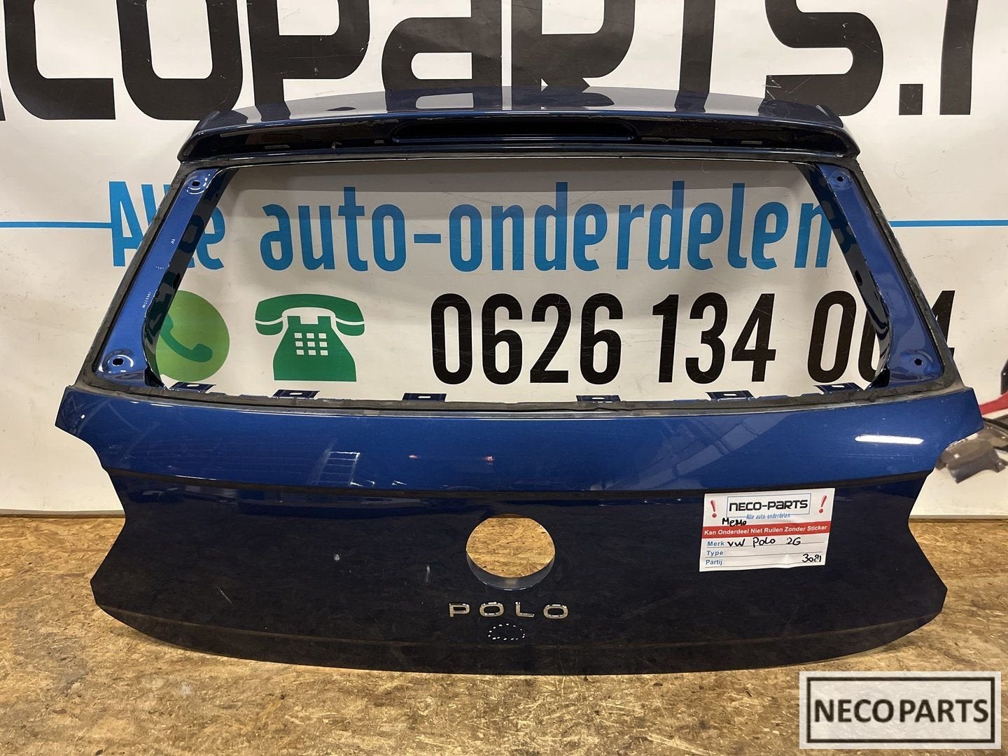 VOLKSWAGEN POLO 2G ACHTERKLEP ACHTERDEUR ORIGINEEL, Gebruikt, -, Volkswagen, -