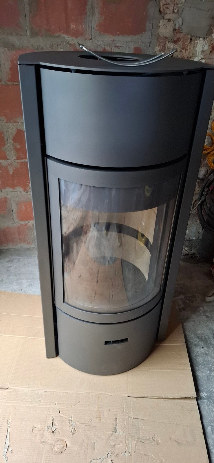 stuv 30 bas 10 - 12 kw, Maison & Meubles, Enlèvement ou Envoi, Utilisé, Bois, Autoportant