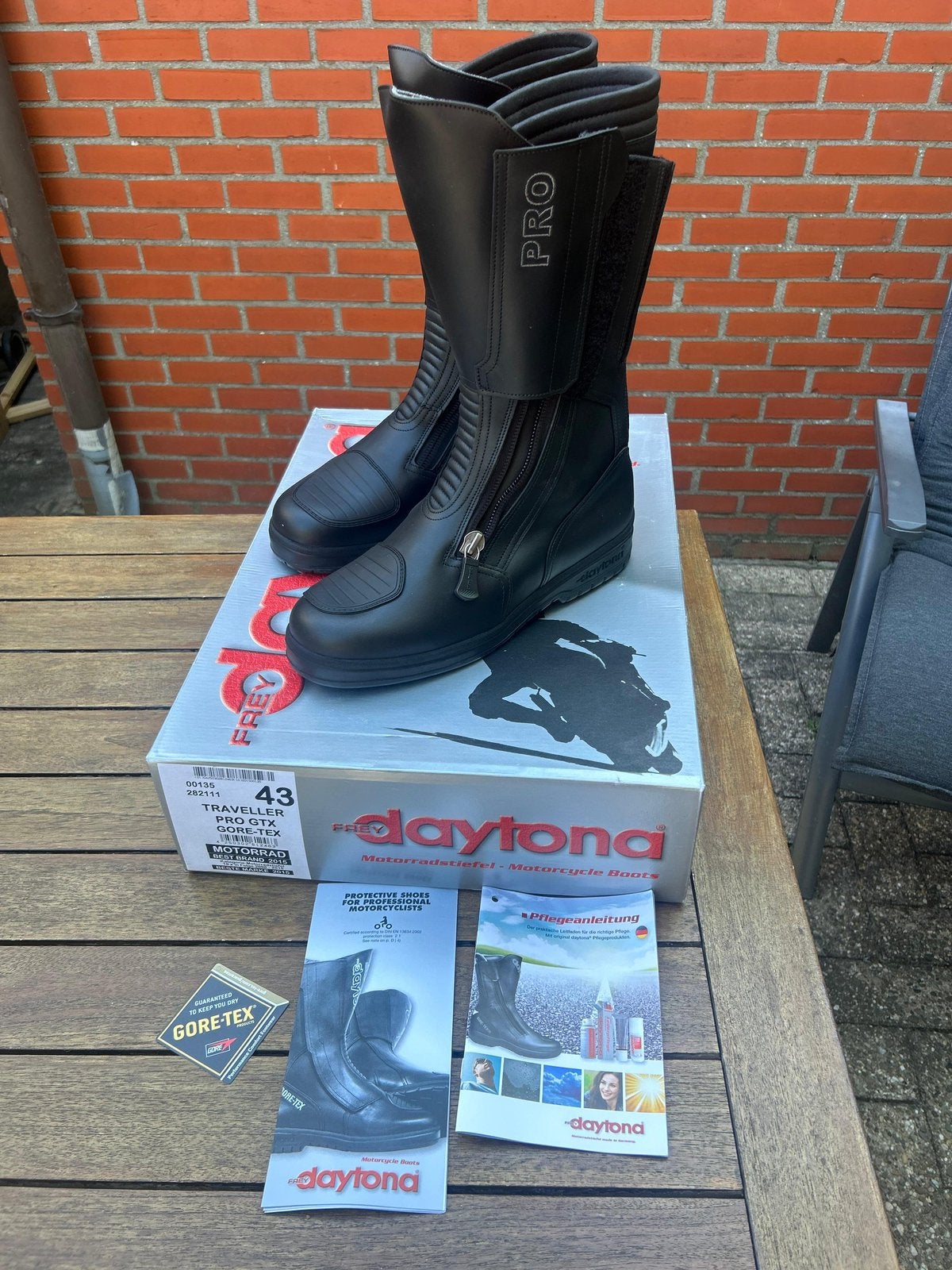 Daytona Traveller Pro GTX Gore-Tex motorlaarzen – NIEUW, Motoren, Ophalen of Verzenden, Nieuw zonder kaartje, Heren, Laarzen