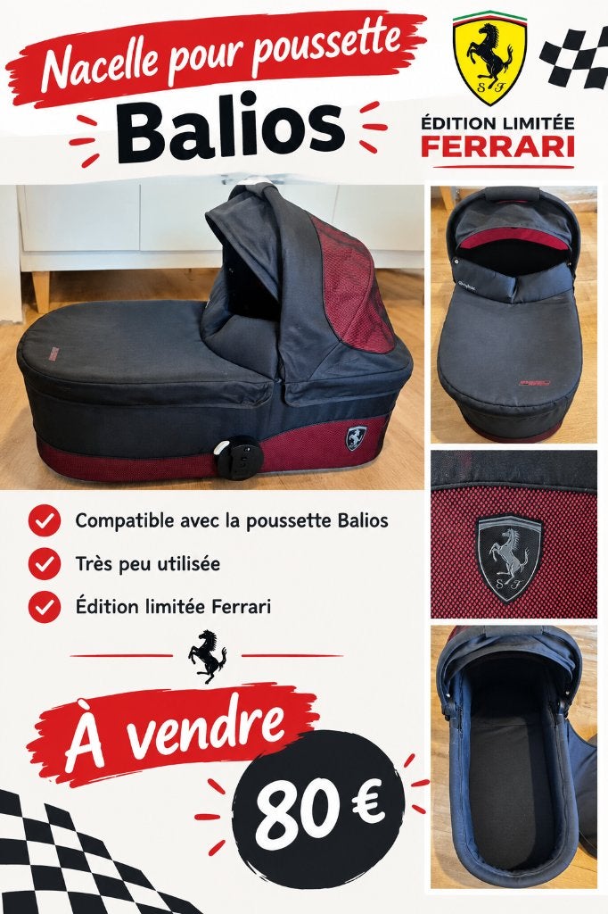 Nacelle cybex, Enfants & Bébés, Autres marques, Enlèvement ou Envoi, Poussette combi, Avec nacelle