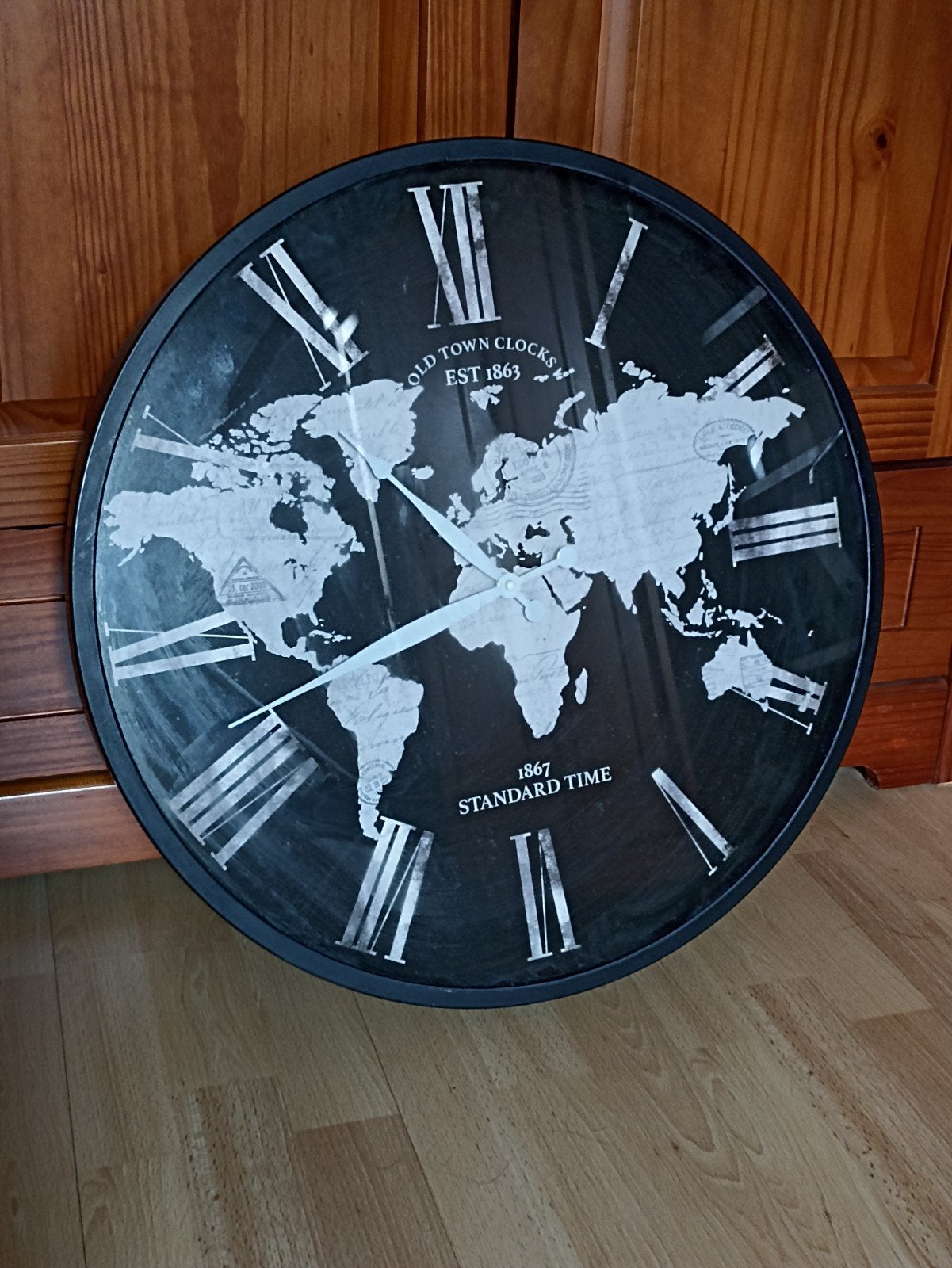 Grote wandklok 58cm, Huis en Inrichting, Ophalen of Verzenden, Wandklok