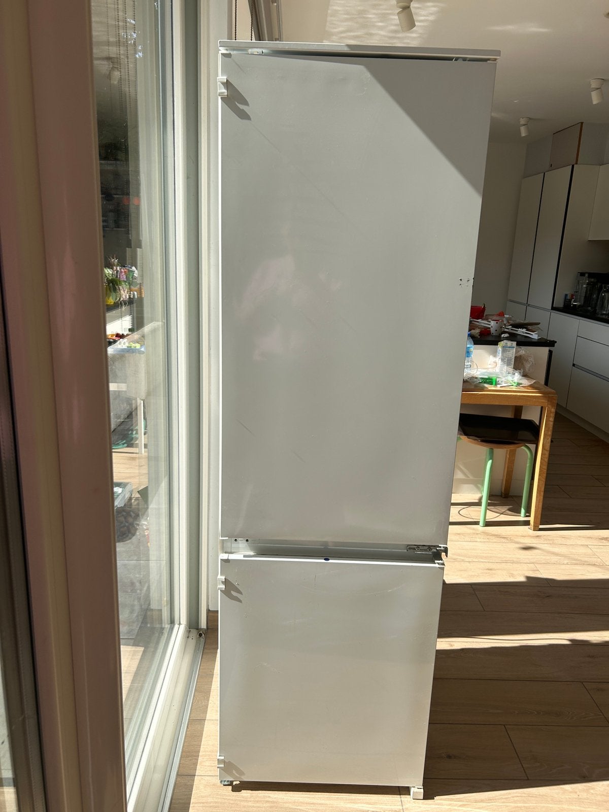 Inbouw koelkast en diepvries AEG, Ophalen, 150 tot 200 liter, Gebruikt, Met aparte vriezer