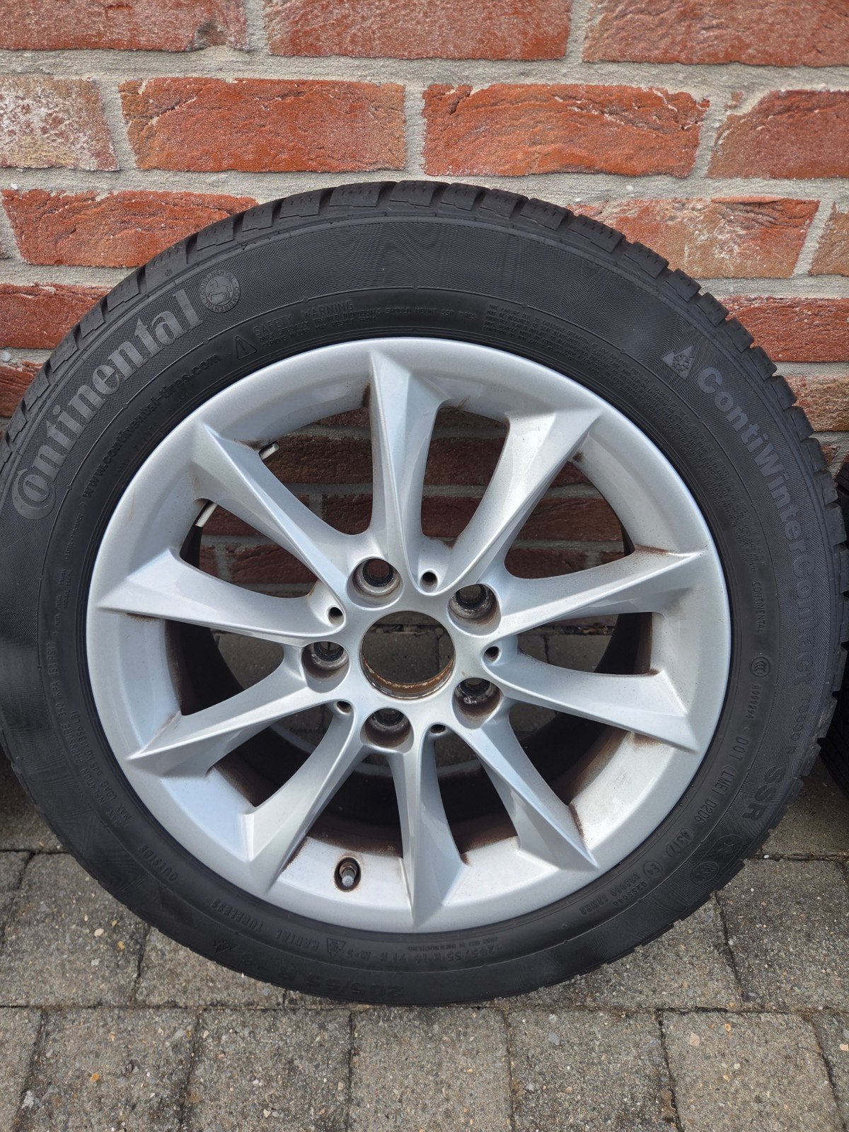 originele bmw set, Enlèvement, 16 pouces, Pneus hiver, Jante(s)