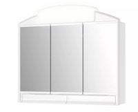 Armoire à miroir blanche de luxe avec éclairage et prise 3, Neuf, Armoire à miroir, Moins de 25 cm, Moins de 100 cm
