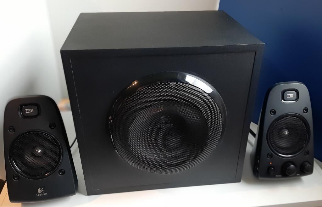 Logitech Speaker Systeem Z623 - Zwart, Enlèvement, Comme neuf, Canal audio 2.1, Logitech