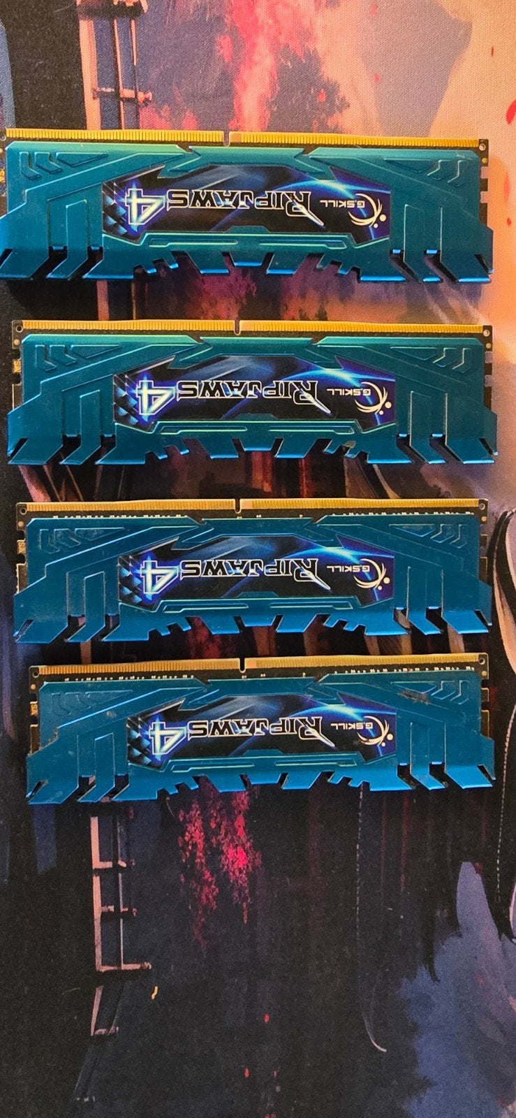 4 x 8gb DDR4 G.SKILL Ripjaws, Ophalen, DDR4, Refurbished, Desktop