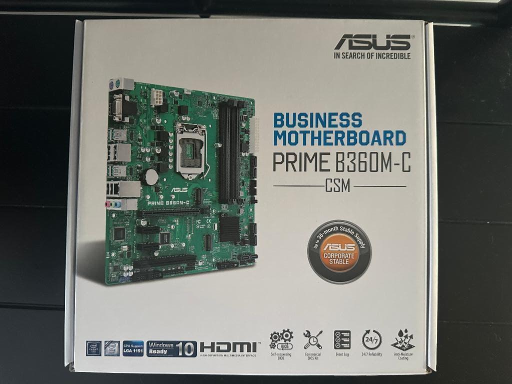 ASUS Prime B360M-C, Informatique & Logiciels, Cartes mères, Mini-ATX, LGA 1151, DDR4, Enlèvement
