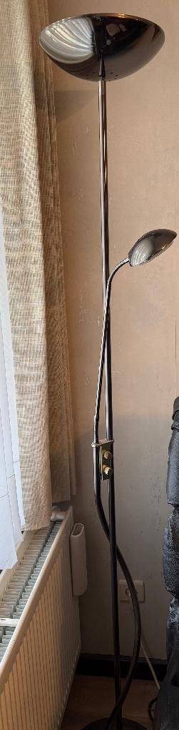 Vloerlamp met dimmer, Ophalen, Zo goed als nieuw