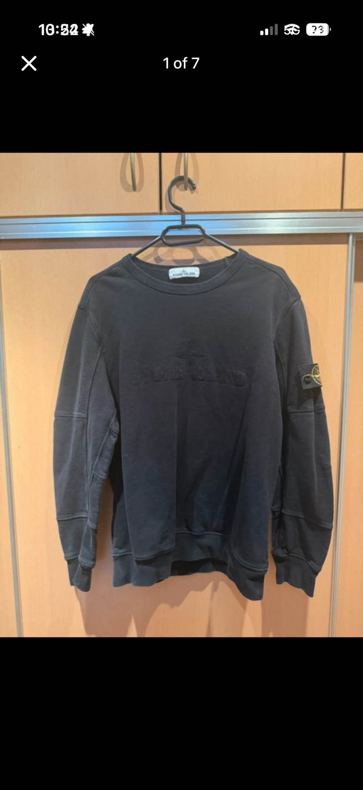 Stone Island trui, Ophalen of Verzenden, Zo goed als nieuw, Maat 52/54 (L), Zwart