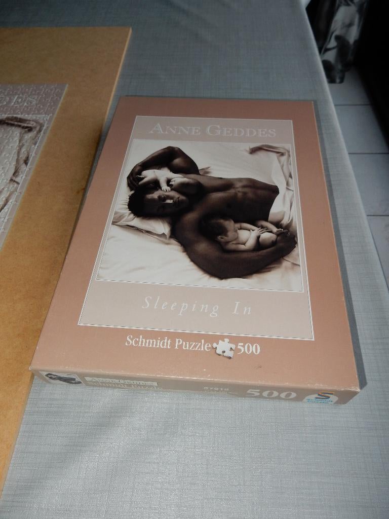 nr.594 - Puzzel: sleep in - 500 stukjes, Hobby en Vrije tijd, Denksport en Puzzels, Ophalen of Verzenden, 500 t/m 1500 stukjes