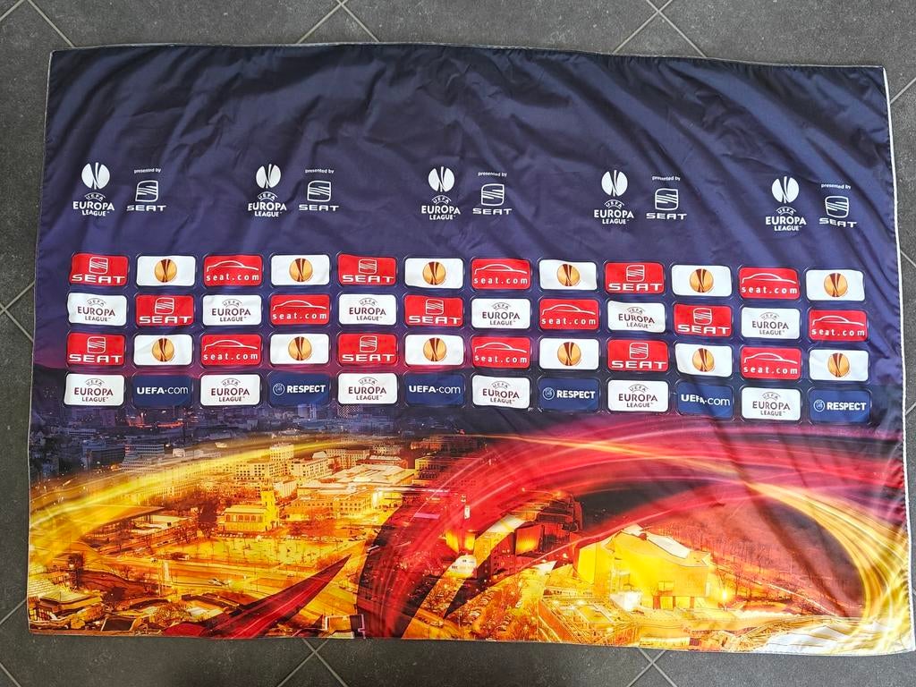 EUFA Europa league banner, Ophalen of Verzenden