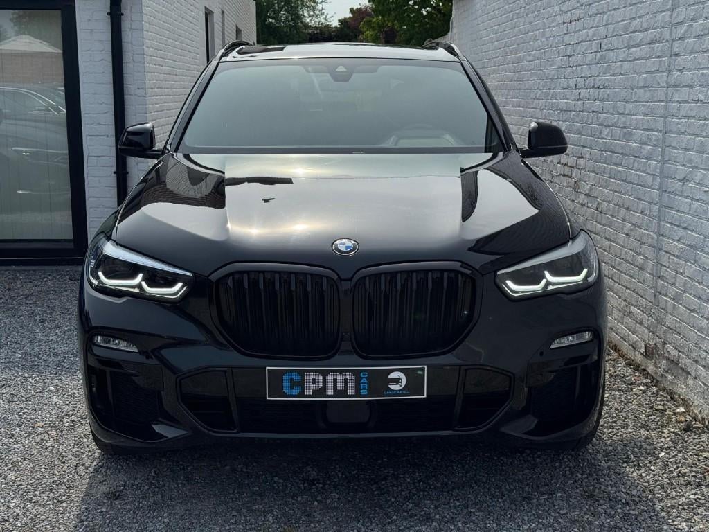 BMW X5 45e * M PACK * BTW/TVA * FULL HISTORIEK * HARM KARDON, Automaat, Zwart, Leder, Bedrijf