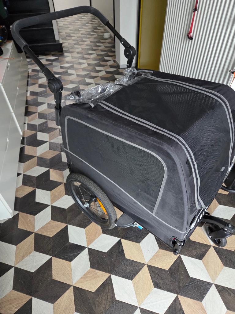 hondenfietskar TrevoPet, Fietsen en Brommers, Fietsaccessoires | Aanhangwagens en Karren, Ophalen, Opvouwbaar, 20 tot 40 kg, Zo goed als nieuw