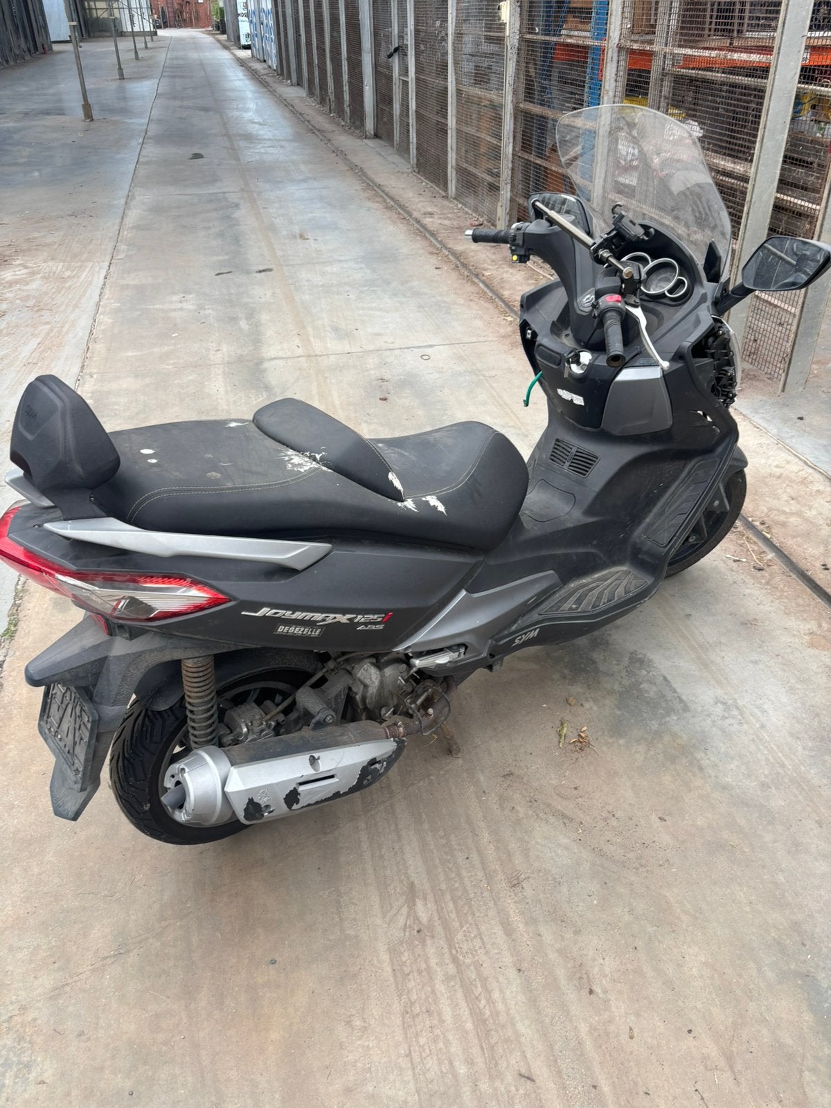 Sym joymax 125, Ophalen