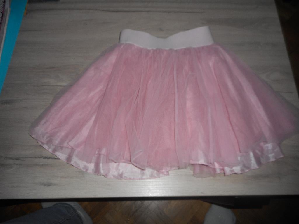roze voile plof rokje maat 134, Enfants & Bébés, Vêtements enfant | Taille 134, Enlèvement ou Envoi, Comme neuf, Fille, Robe ou Jupe