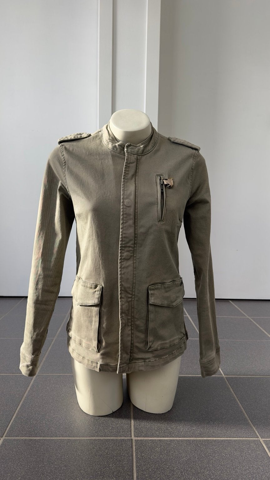 Veste militaire kaki gris Maison Scotch / Scotch & Soda, Enlèvement ou Envoi, Porté, Taille 38/40 (M), Autres couleurs