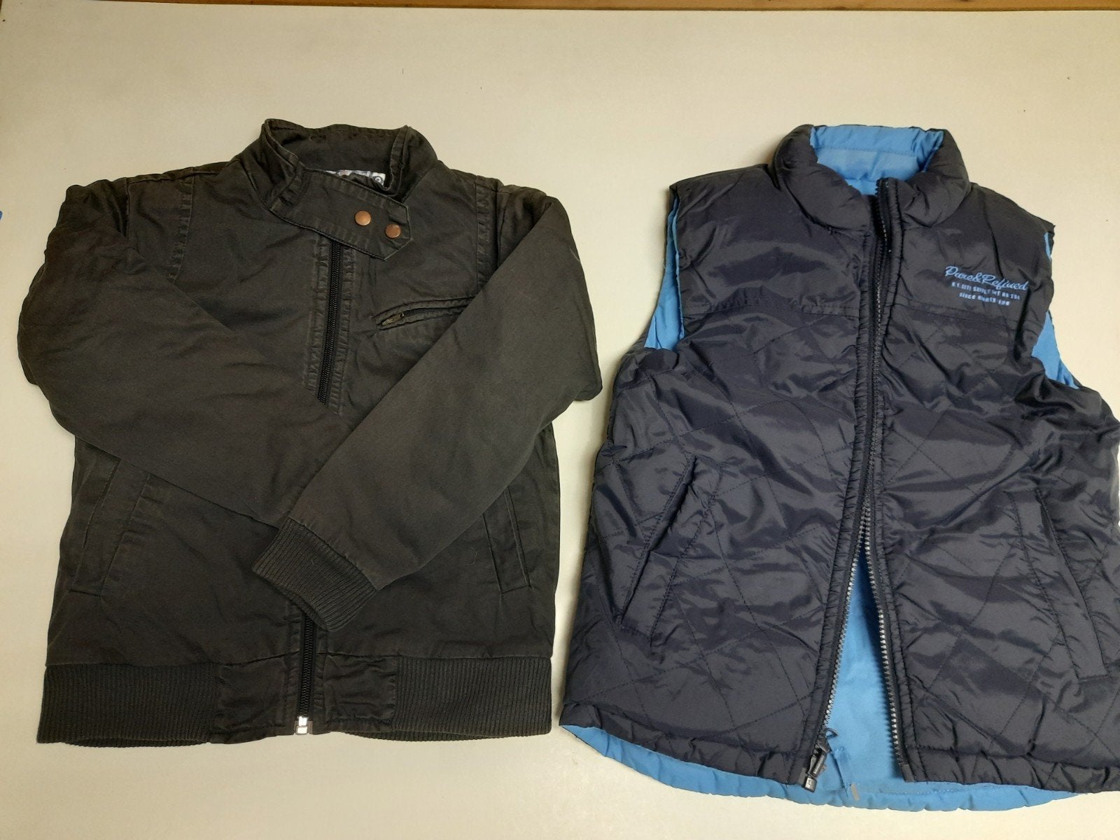 jas en bodywarmer maat 116. 10€ stuk, Enfants & Bébés, Enlèvement, Manteau