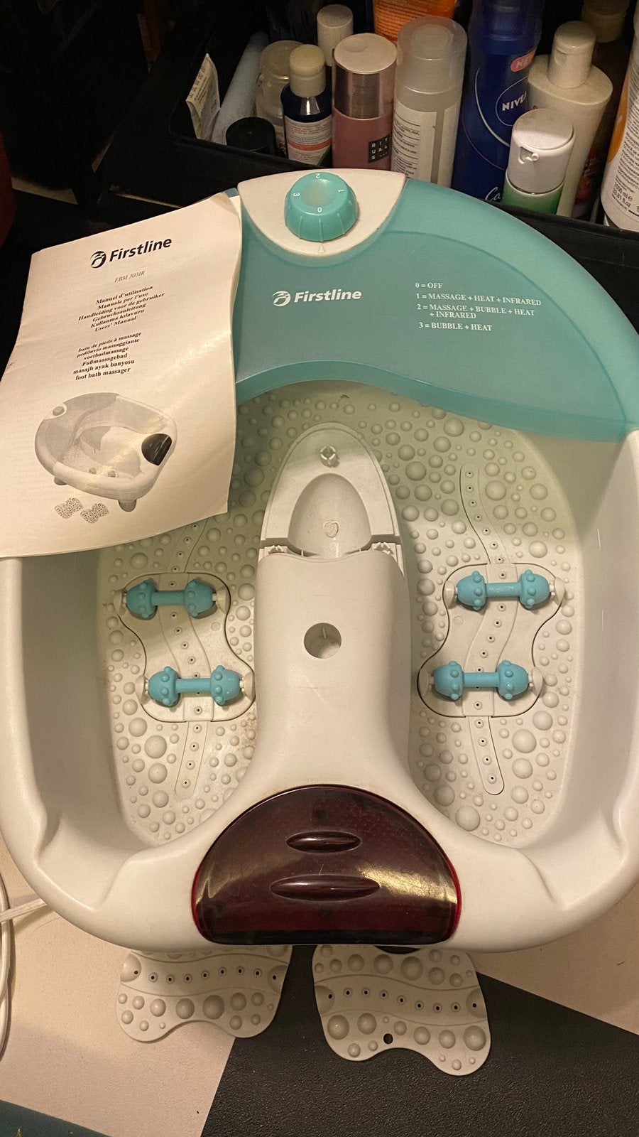 Appareil de massage bain de pied, Sports & Fitness, Enlèvement, Comme neuf, Appareil